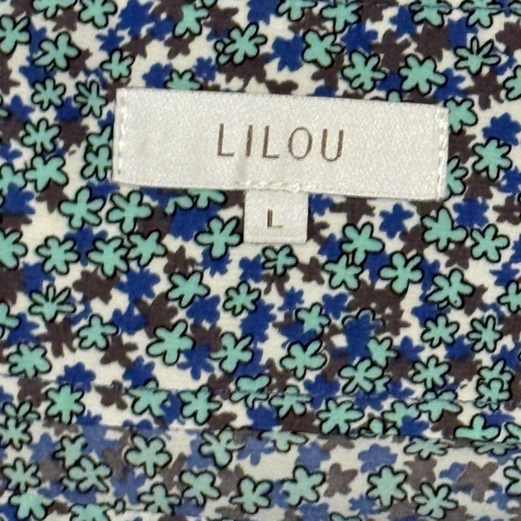 NWOT  Fun Blue Floral Tiered Mini Skirt - Picture 2 of 6